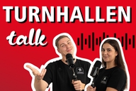 Logo des Podcast Turnhallen Talk des Hessischen Turnverbands