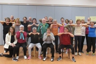 Gruppenbild eines Lehrgangs.